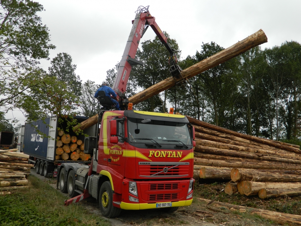 Tracteur Grue - Transports FONTAN  SAS